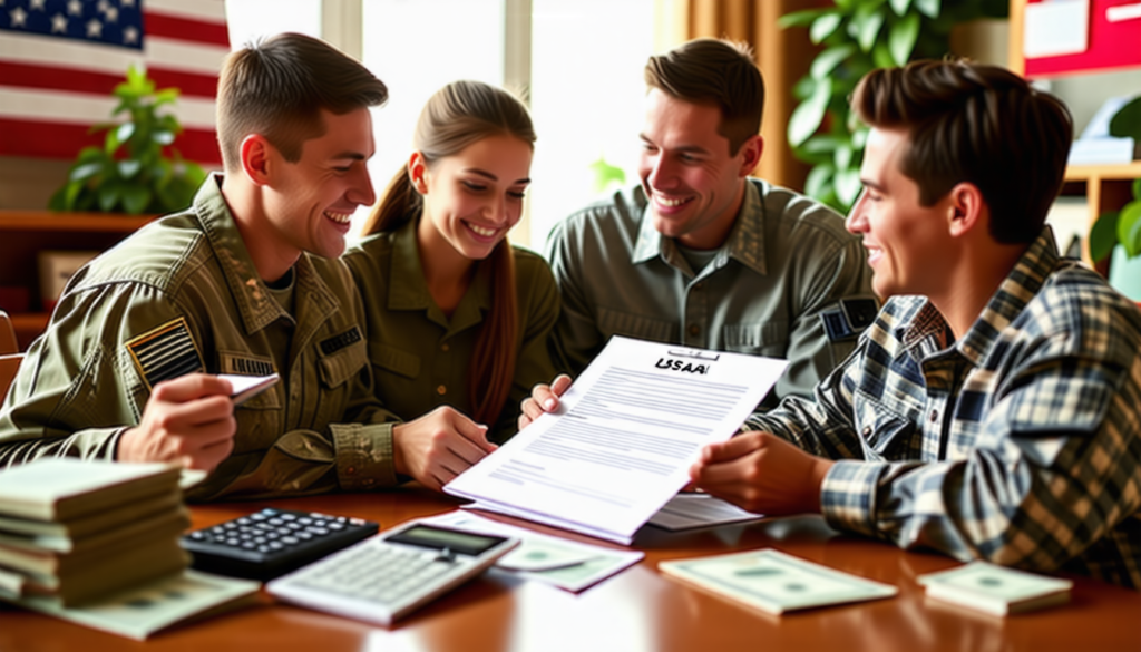 Visual representation of debt consolidation through USAA personal loans, showing how military families can save money by consolidating high-interest debt.