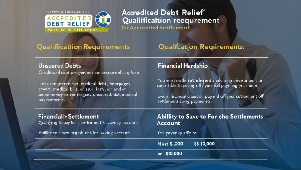 A happy couple celebrating debt freedom, showing the positive outcomes of Accredited Debt Relief's programs.