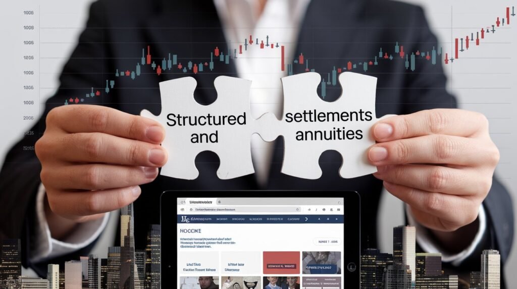 A person holding a puzzle piece, representing the complexity of structured settlements and annuities